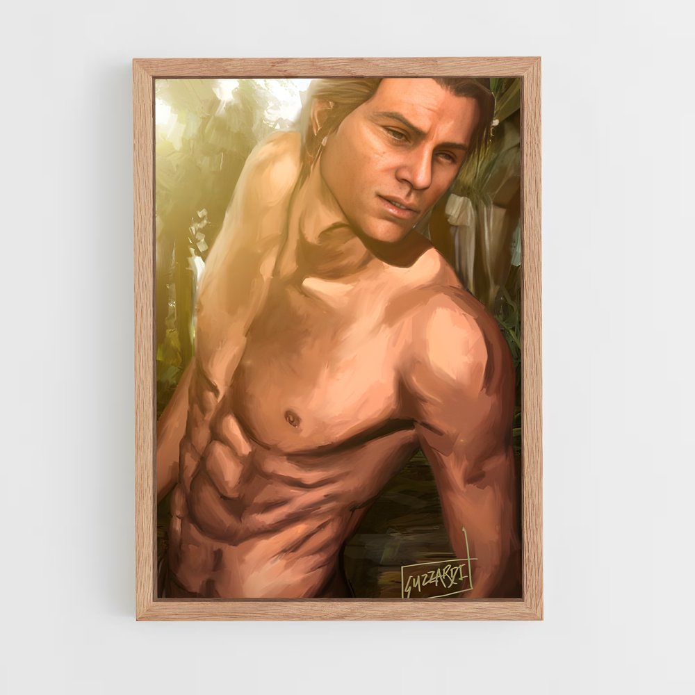 Poster Connor dans la Jungle – affiche Assassin's Creed (vue 4)